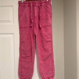 Anthropologie Fuchsia Joggers